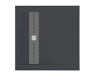 Душевой поддон Allen Brau Infinity 90x90 8.21001-AM антрацит