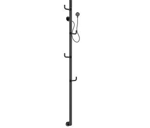 Полотенцесушитель электрический Allen Brau Liberty 1659х182 7.33001-GM графит браш